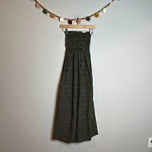 Emma Willis Next Collection smocked strapless polka dot maxi dress